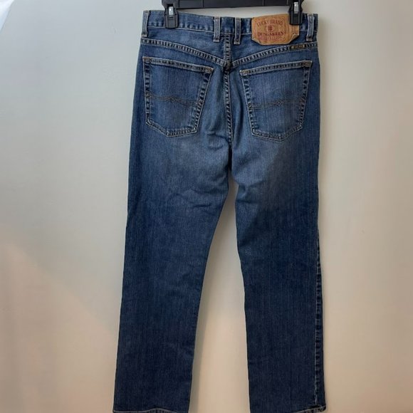 Lucky Brand by Gene Montesano Low Rise Bootleg Dungarees - Picture 2 of 7